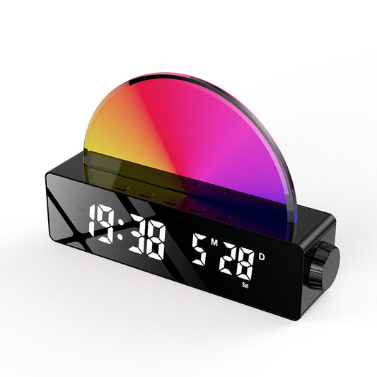 LED Sunset Alarm Clock w/ USB Charging